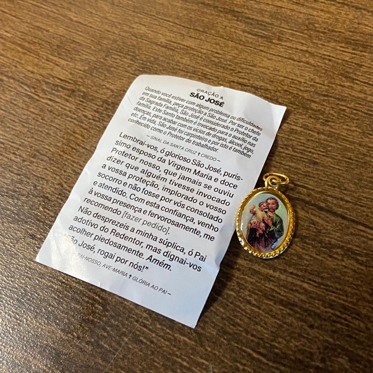 MEDALHA ALUMINIO SÃO JOSÉ (36 UNIDADES)