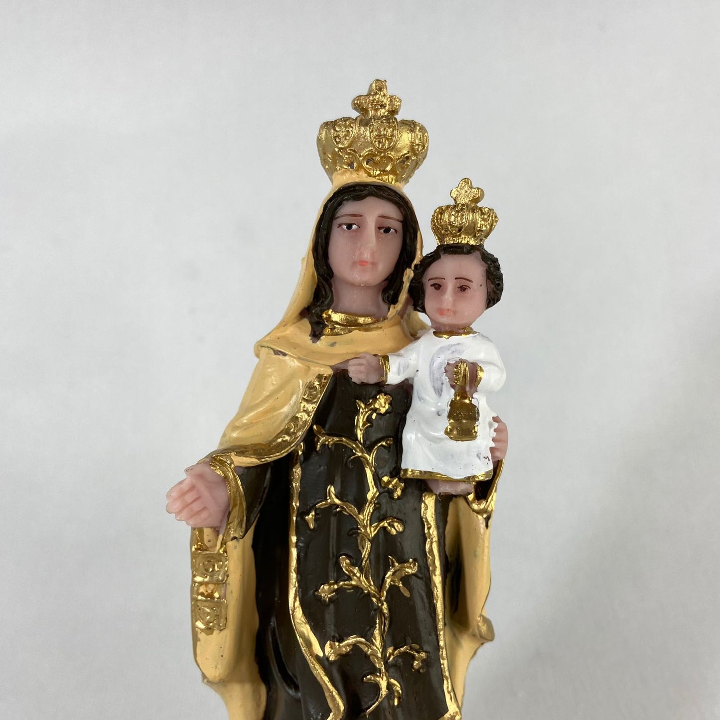 IMAGEM DE RESINA NACIONAL NOSSA SENHORA DO CARMO 15CM (1 UNIDADE)