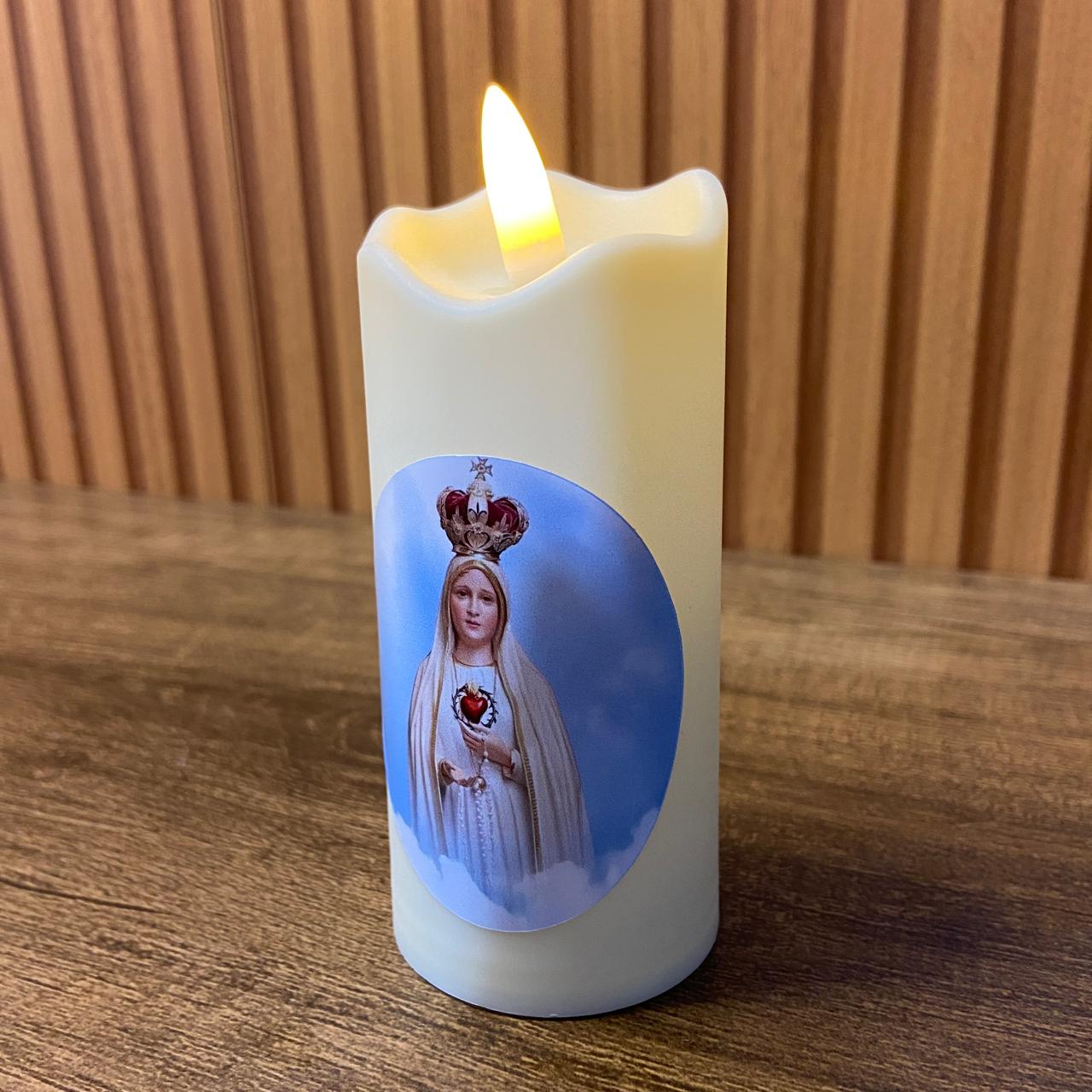 VELA ELETRÔNICA NOSSA SENHORA DE FÁTIMA (1 UNIDADE)