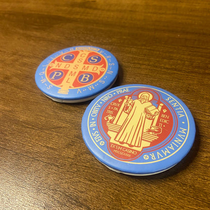 ESPELHO DE BOLSA MEDALHA DE SÃO BENTO ( 3 UNIDADES )