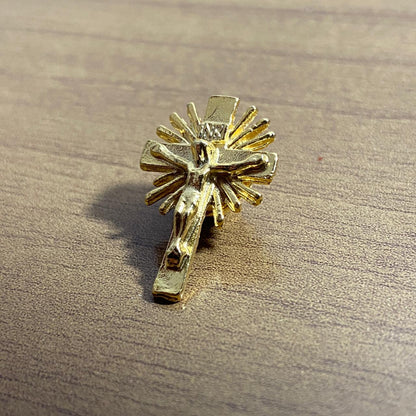 BOTOM DOURADO CRUCIFIXO (6 UNIDADES)