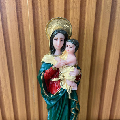 IMAGEM DE RESINA NACIONAL MÃE RAINHA 20CM (1 UNIDADE)