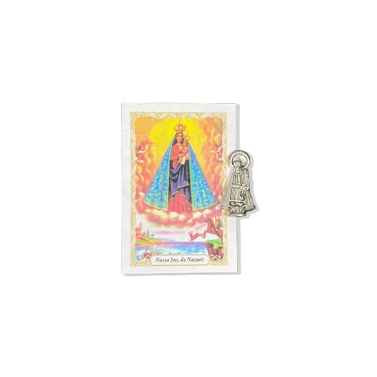 SANTO CHUMBO DE BOLSO NOSSA SENHORA DE NAZARÉ (12 UNIDADES)