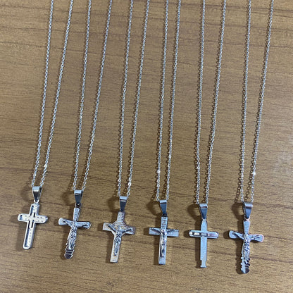 CORRENTE PRATEADA CRUZ MODELOS SORTIDOS (6 UNIDADES)