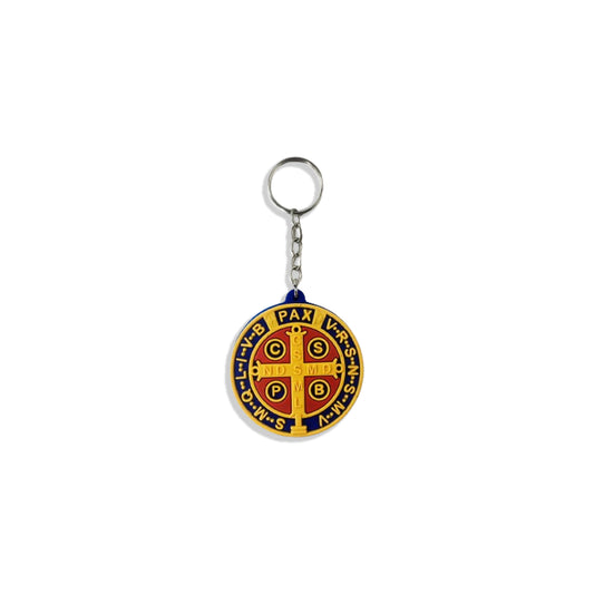 CHAVEIRO EMBORRACHADO MEDALHA SÃO BENTO MOD1 (12 UNIDADES)