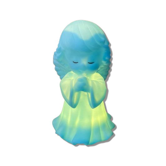 LUMINÁRIA LED ANJINHO AZUL 14CM (1 UNIDADE)