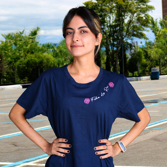 CAMISETA  FEMININA FILHA DO REI TAMANHO GG (1 UNIDADE)