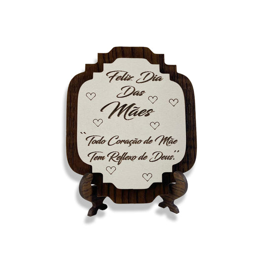 ENFEITE DE MESA MDF DIA DAS MÃES (1 UNIDADE)