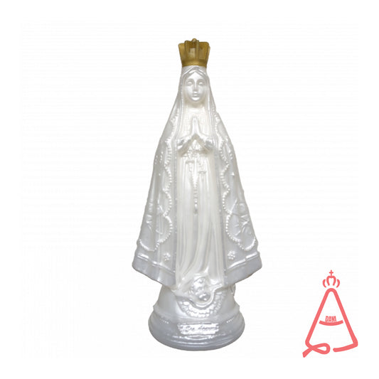 GARRAFA PORTA AGUA BENTA NOSSA SENHORA APARECIDA BRANCA 350ML (1 UNIDADE)