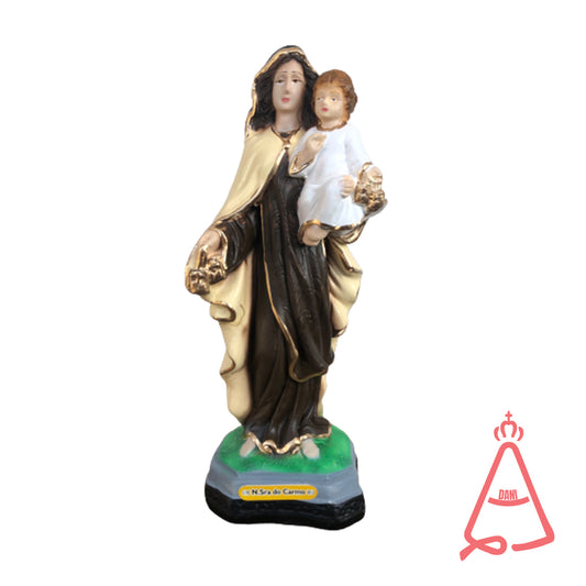 IMAGEM DE GESSO NOSSA SENHORA DO CARMO 20CM (1 UNIDADE)