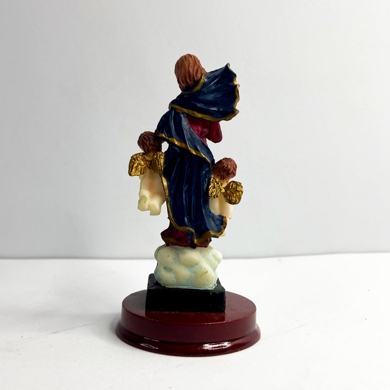 IMAGEM DE RESINA IMPORTADA NOSSA SENHORA DESATADORA DOS NÓS 9CM (1 UNIDADE)