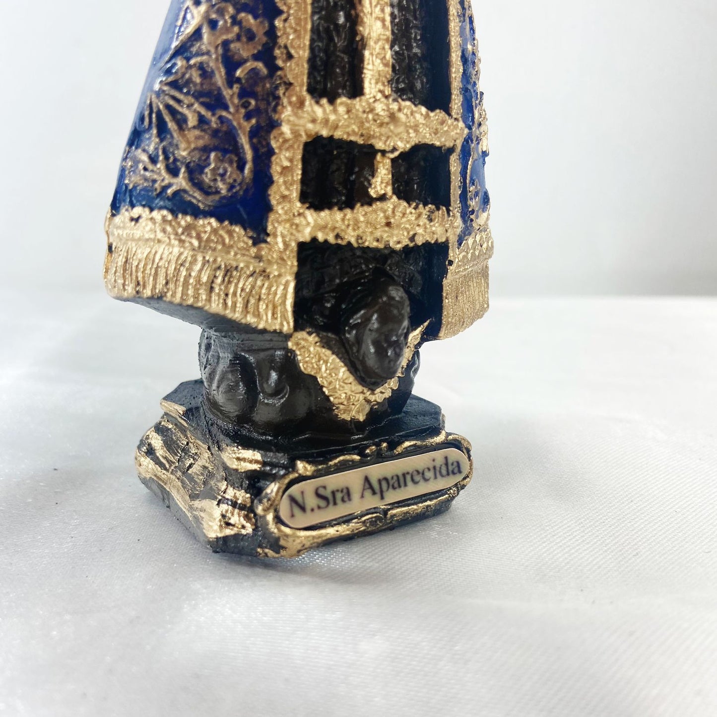 IMAGEM DE GESSO NOSSA SENHORA APARECIDA PINTADA 12CM (1 UNIDADE)