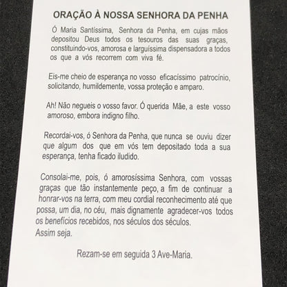 FOLHETO DE ORAÇÃO NOSSA SENHORA DA PENHA (300 UNIDADES)