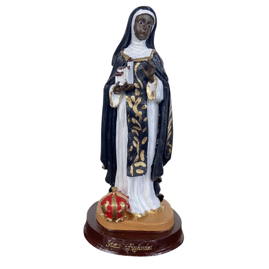 IMAGEM DE RESINA NACIONAL SANTA EFIGÊNIA 20CM (1 UNIDADE)