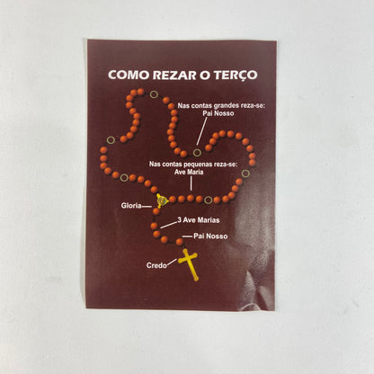 TERÇO SEMENTE CONTA DE LÁGRIMAS DE NOSSA SENHORA (1 UNIDADE)