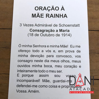 FOLHETO DE ORAÇÃO MÃE RAINHA (300 UNIDADES)