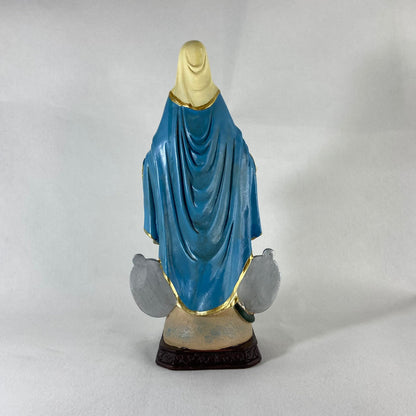 IMAGEM DE RESINA IMPORTADA NOSSA SENHORA DAS GRAÇAS MEDALHA MILAGROSA 29CM (1 UNIDADE)