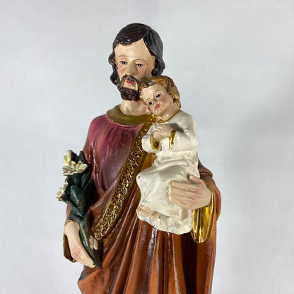 IMAGEM DE RESINA IMPORTADA SÃO JOSÉ 31CM (1 UNIDADE)