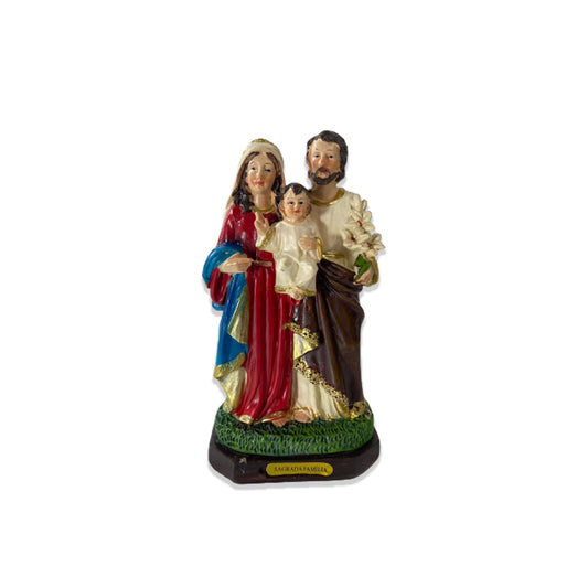 IMAGEM DE RESINA IMPORTADA SAGRADA FAMÍLIA 15CM (1 UNIDADE)