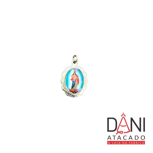 MEDALHA ALUMINIO NOSSA SENHORA DA ABADIA (36 UNIDADES)