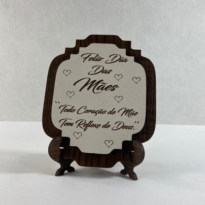 ENFEITE DE MESA MDF DIA DAS MÃES (1 UNIDADE)
