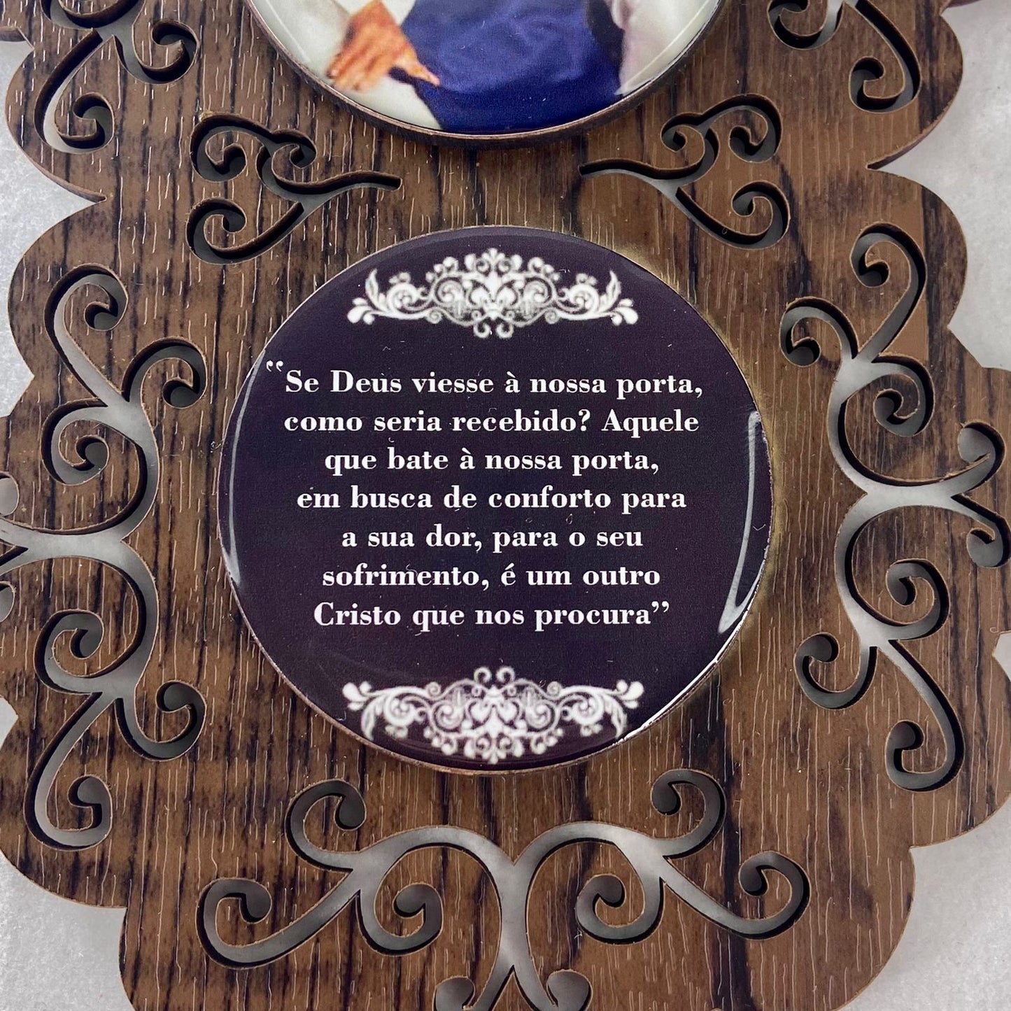 ADORNO ÚNICO TRIPLO SANTA DULCE DOS POBRES (1 UNIDADE)