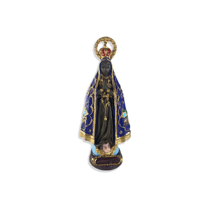 IMAGEM DE RESINA NACIONAL NOSSA SENHORA APARECIDA 16CM (1 UNIDADE)