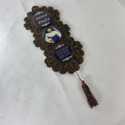 ADORNO ÚNICO TRIPLO SANTA DULCE DOS POBRES (1 UNIDADE)