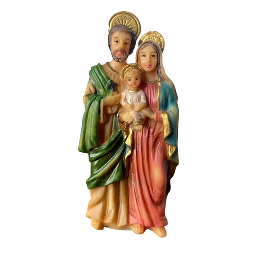 IMAGEM DE RESINA IMPORTADA SAGRADA FAMÍLIA 08CM (1 UNIDADE)