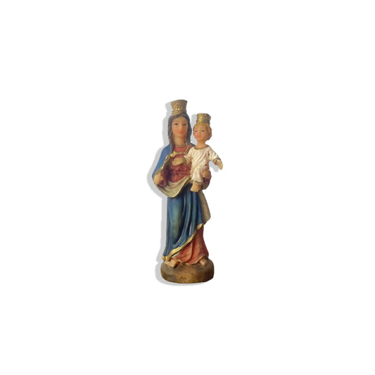 IMAGEM DE RESINA IMPORTADA NOSSA SENHORA AUXILIADORA 08CM (1 UNIDADE)