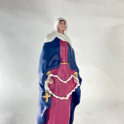 IMAGEM DE RESINA NACIONAL NOSSA SENHORA DAS LÁGRIMAS 20CM (1 UNIDADE)