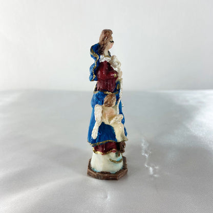 IMAGEM DE RESINA IMPORTADA NOSSA SENHORA DESATADORA DOS NÓS 08CM MOD1 (1 UNIDADE)
