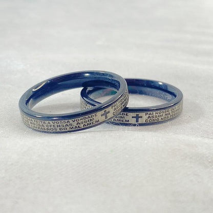 ANEL PRETO ORAÇÃO PAI NOSSO (36 UNIDADES)