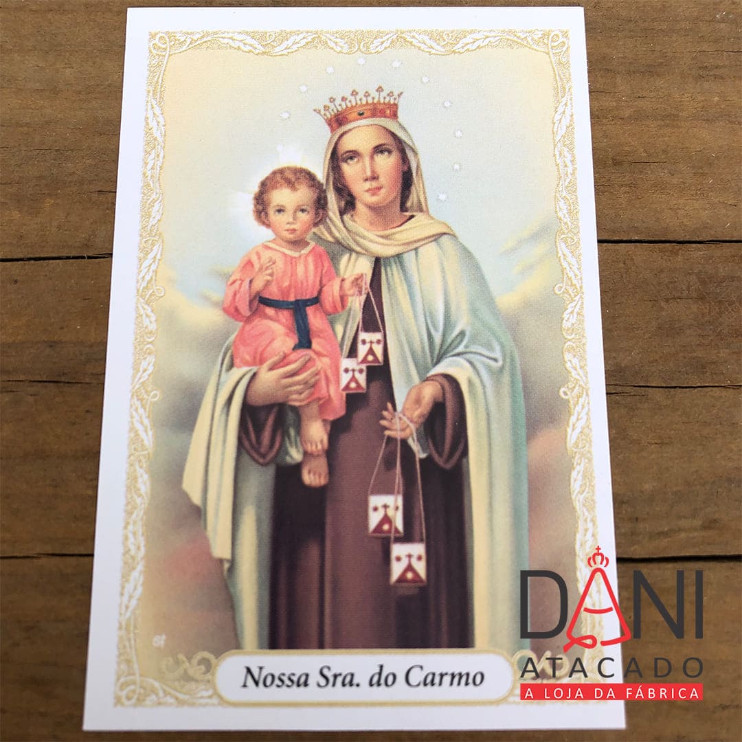 FOLHETO DE ORAÇÃO NOSSA SENHORA DO CARMO (300 UNIDADES)