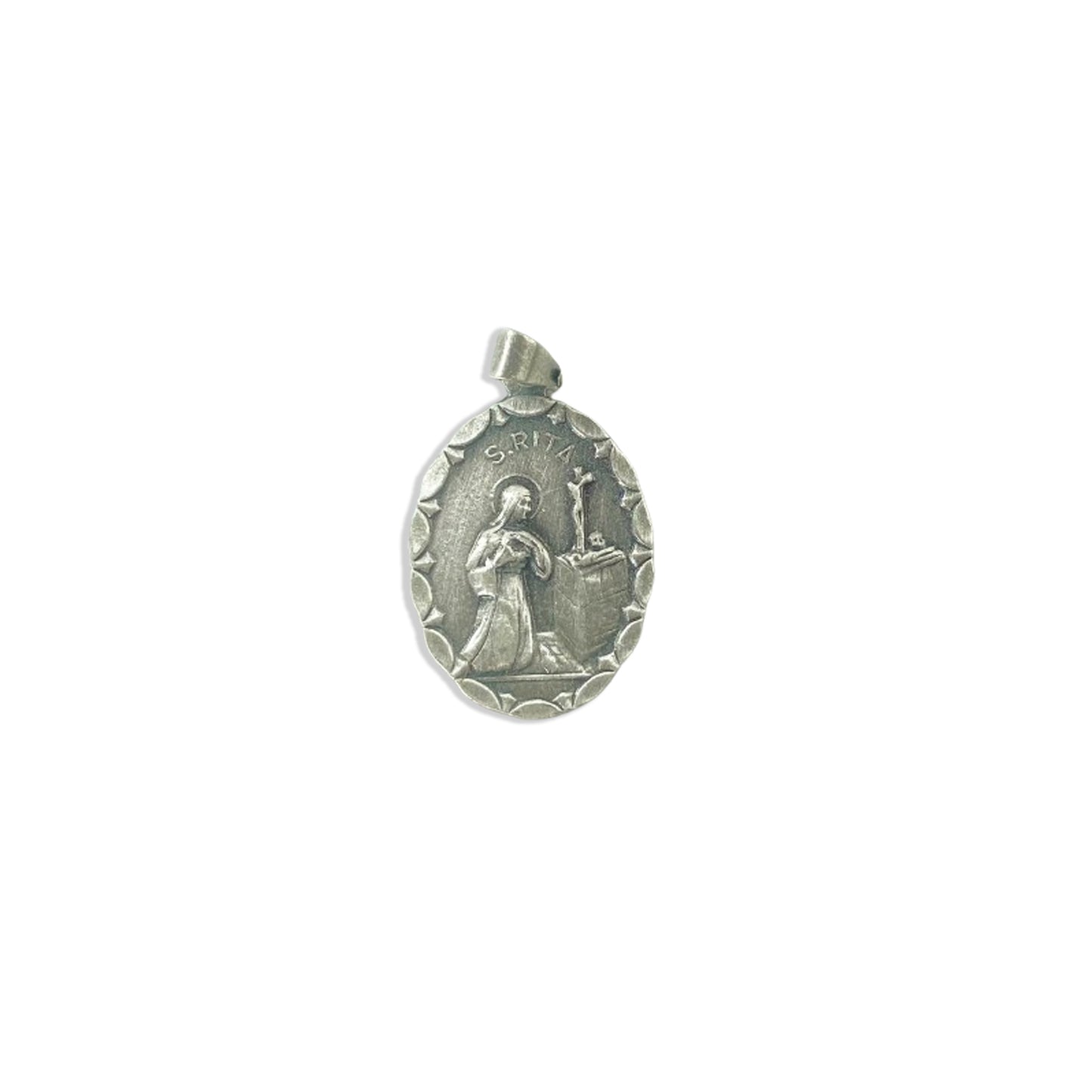 MEDALHA ITALIANA SANTA RITA (6 UNIDADES)
