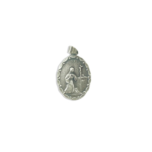 MEDALHA ITALIANA SANTA RITA (6 UNIDADES)