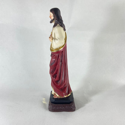 IMAGEM DE RESINA IMPORTADA SAGRADO CORAÇÃO DE JESUS 30CM (1 UNIDADE)
