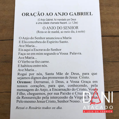 FOLHETO DE ORAÇÃO SÃO GABRIEL ARCANJO (300 UNIDADES)