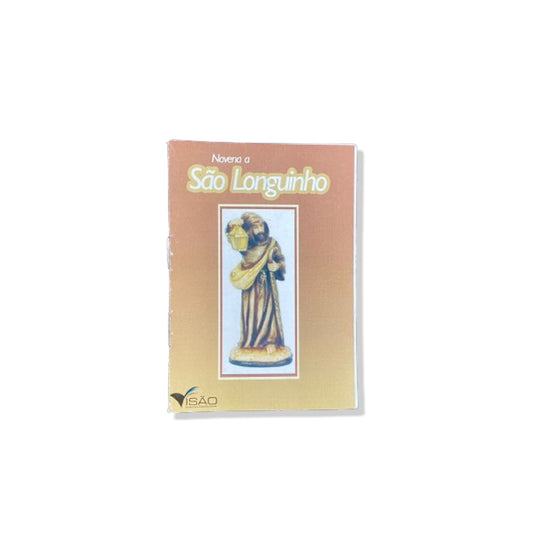 LIVRO NOVENA SÃO LONGUINHO (3 UNIDADES)