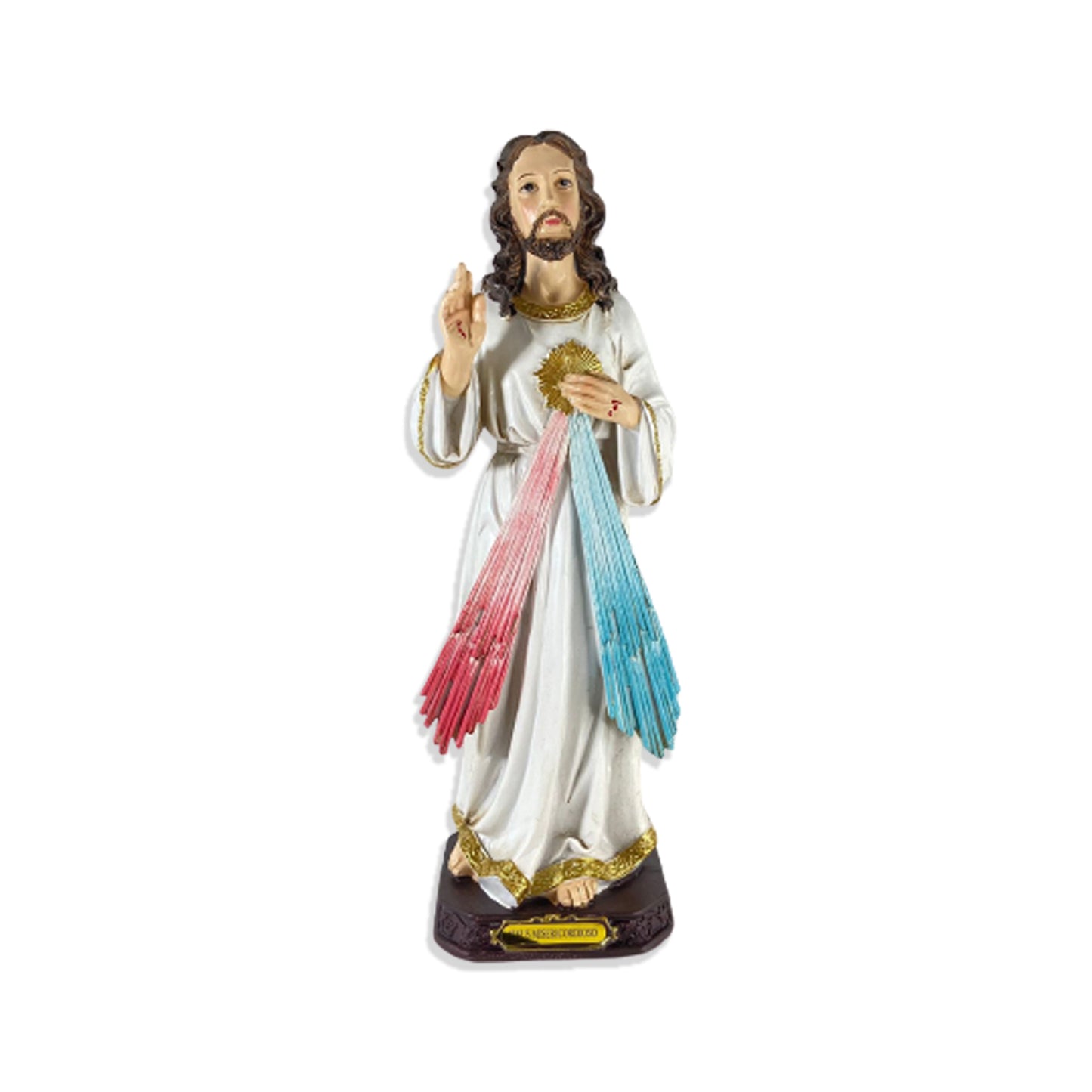 IMAGEM DE RESINA IMPORTADA JESUS MISERICORDIOSO 30CM (1 UNIDADE)