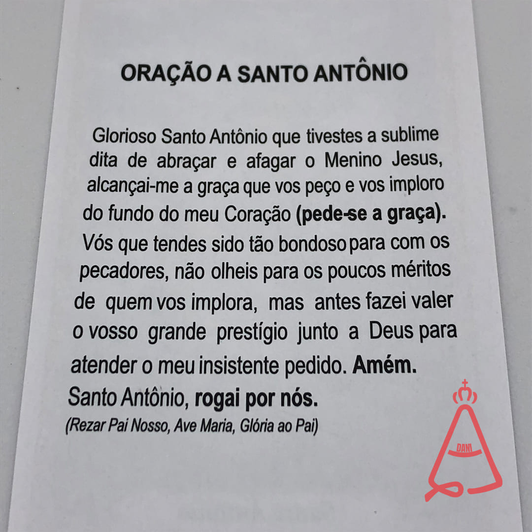 FOLHETO DE ORAÇÃO SANTO ANTÔNIO (300 UNIDADES)