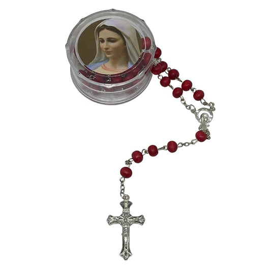 TERÇO PERFUMADO RAINHA DA PAZ 8MM (6 UNIDADES)