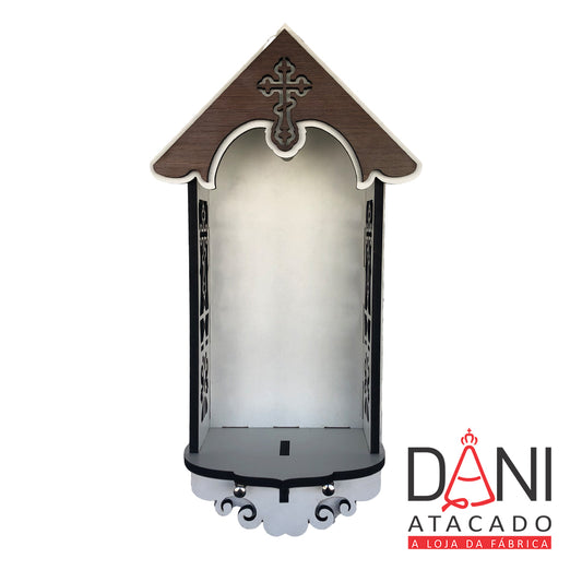 ORATÓRIO DE PAREDE PORTA CHAVE BRANCO 38X15 (1 UNIDADE)