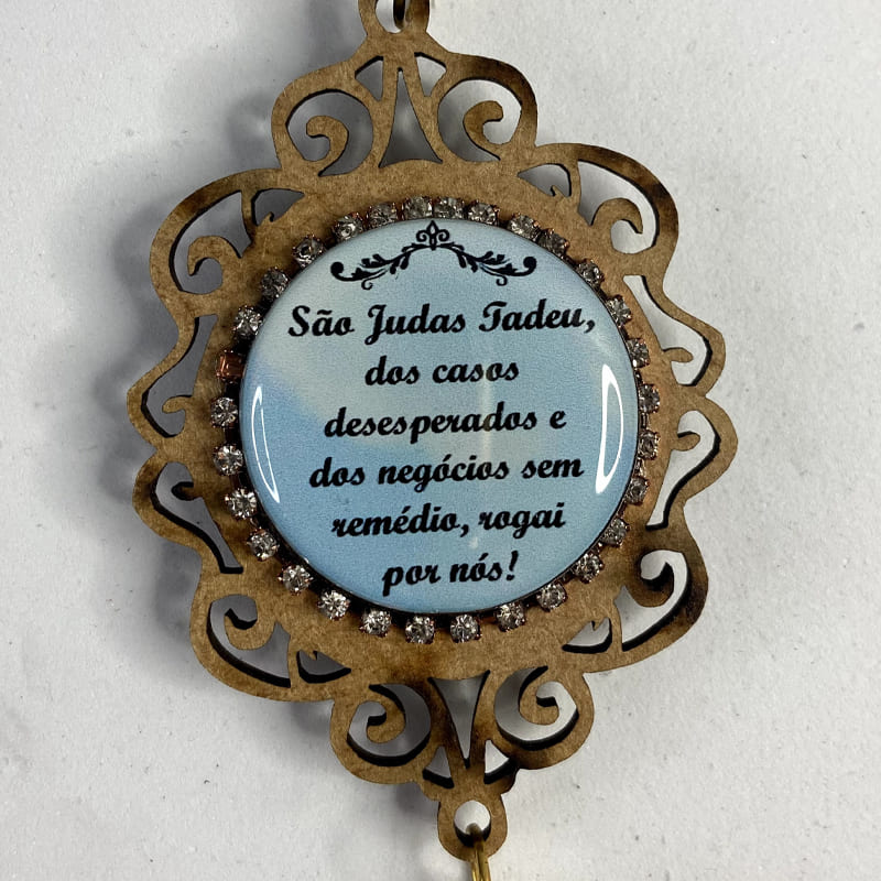 ADORNO DE CARRO SÃO JUDAS TADEU (3 UNIDADES)