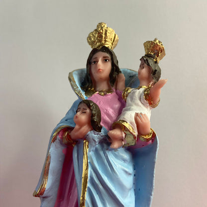 IMAGEM DE RESINA NACIONAL NOSSA SENHORA DA CABEÇA 17CM (1 UNIDADE)