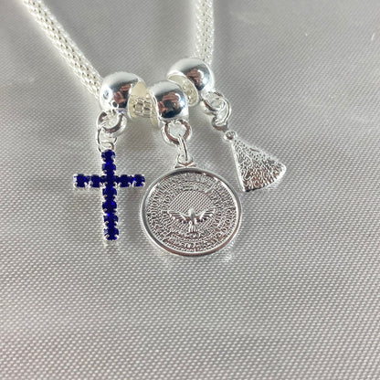 PULSEIRA NÍQUEL REDONDO DIVINO ESPÍRITO SANTO  (6 UNIDADES)