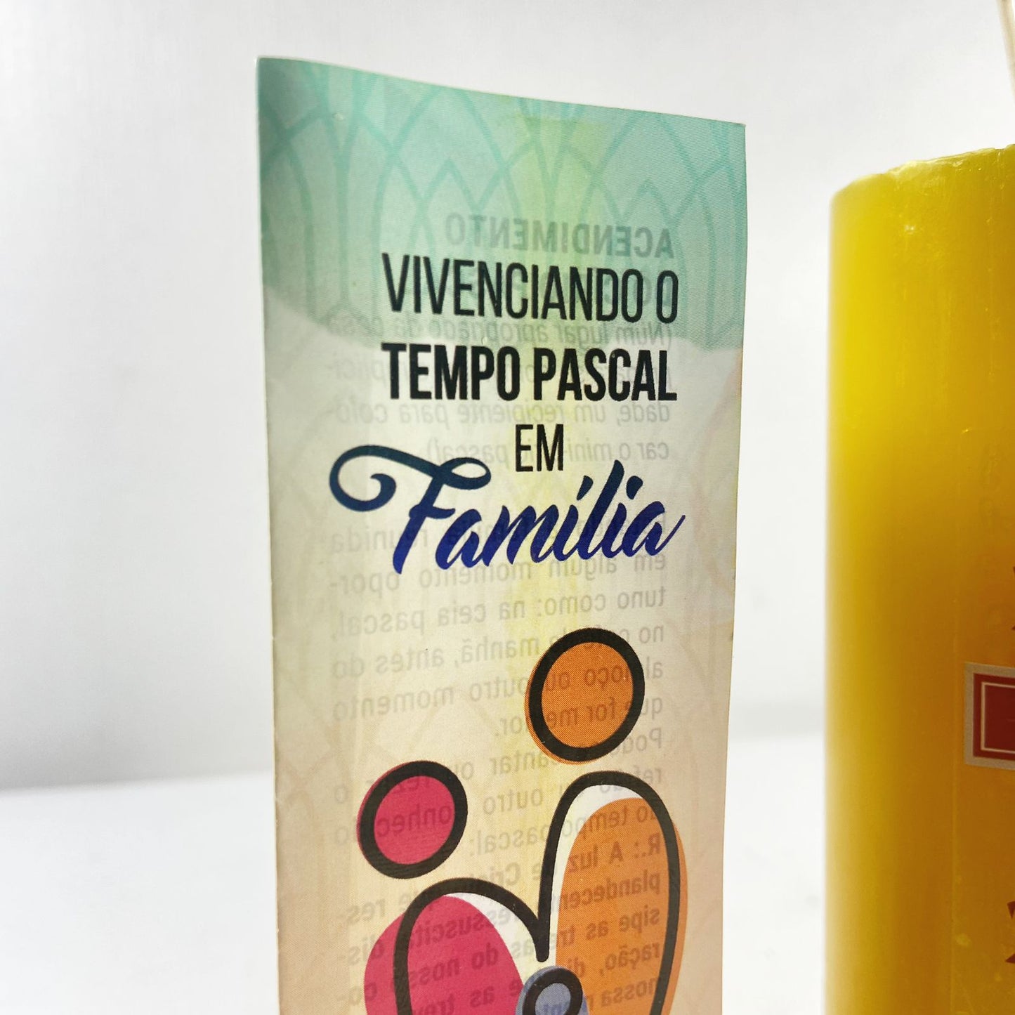 CÍRIO DA FAMÍLIA PASCAL  14CM (1 UNIDADE)