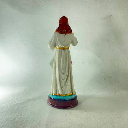 IMAGEM DE RESINA NACIONAL JESUS MISERICORDIOSO MOD2 20CM (1 UNIDADE)