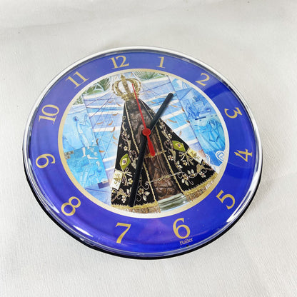 RELÓGIO ACRÍLICO NOSSA SENHORA APARECIDA 23CM (1 UNIDADE)