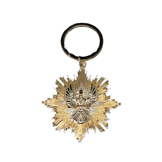 CHAVEIRO LUXO DIVINO ESPIRITO SANTO RAIADO (6 UNIDADES)